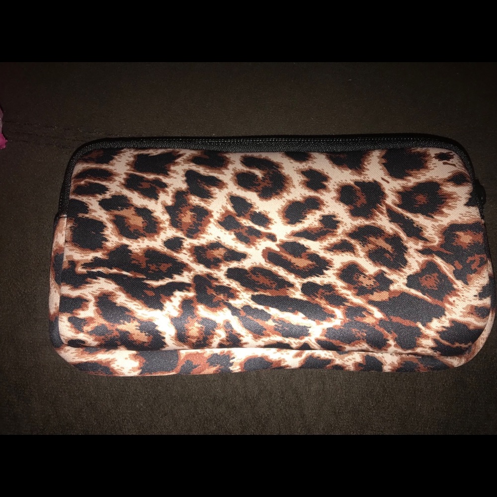 Leopard print small cosmetic bags